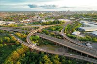 Motorway Juntion in Birmingham