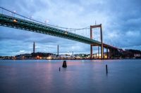 Alvsborg  Bridge - Gothenburg panorama with the Alvsborg bridge and Hisingen isl (KTC8173)